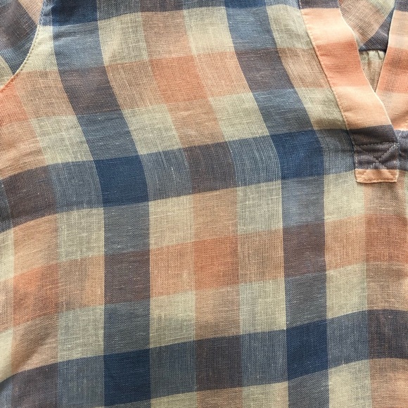 Rails Short Sleeve Checkered Blouse - Picture 3 of 4